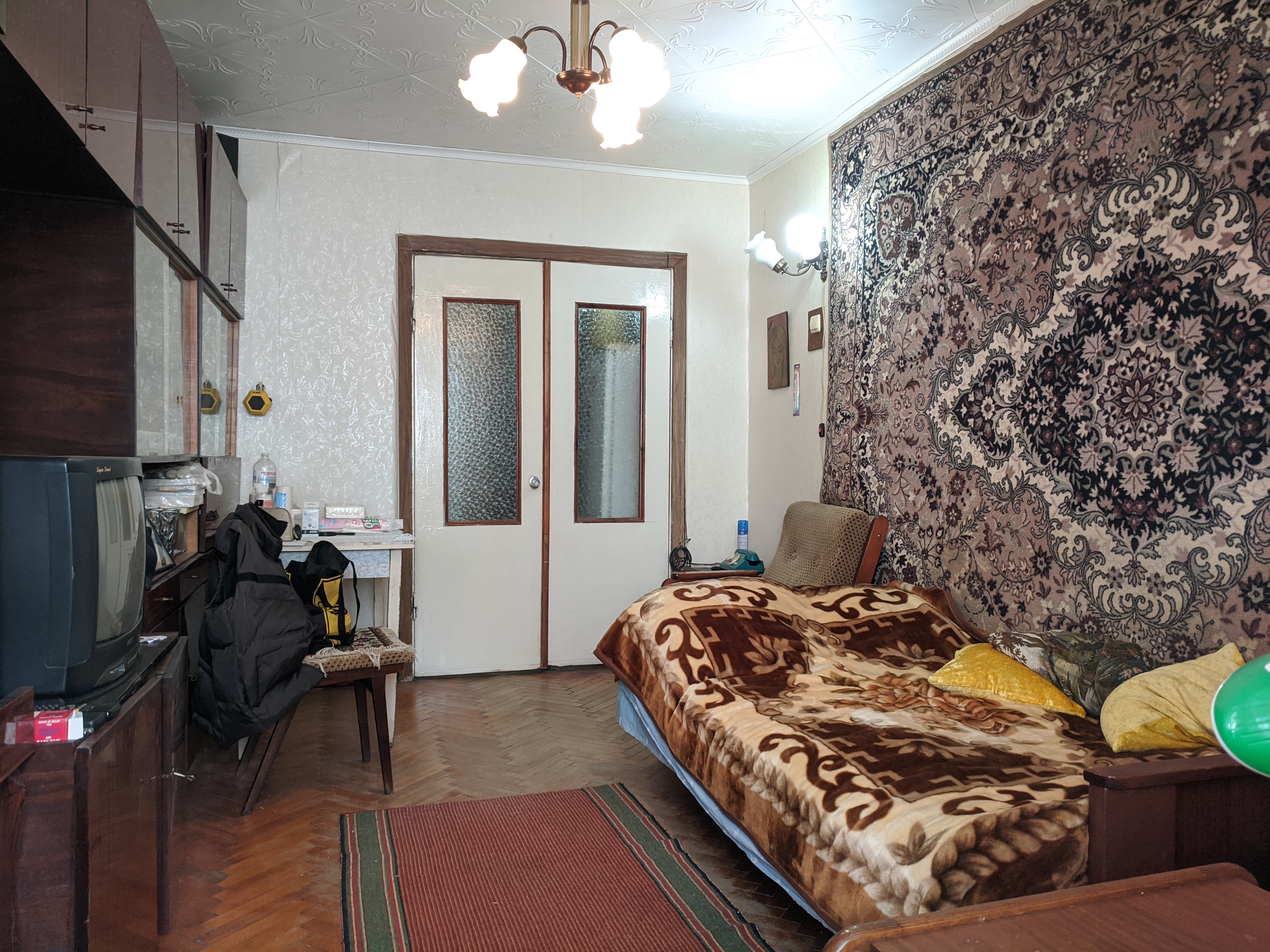 VÂNDUT Apartament de vânzare, Chișinău, sec. Râșcani, 2 odăi separate, 47 m2, et.1