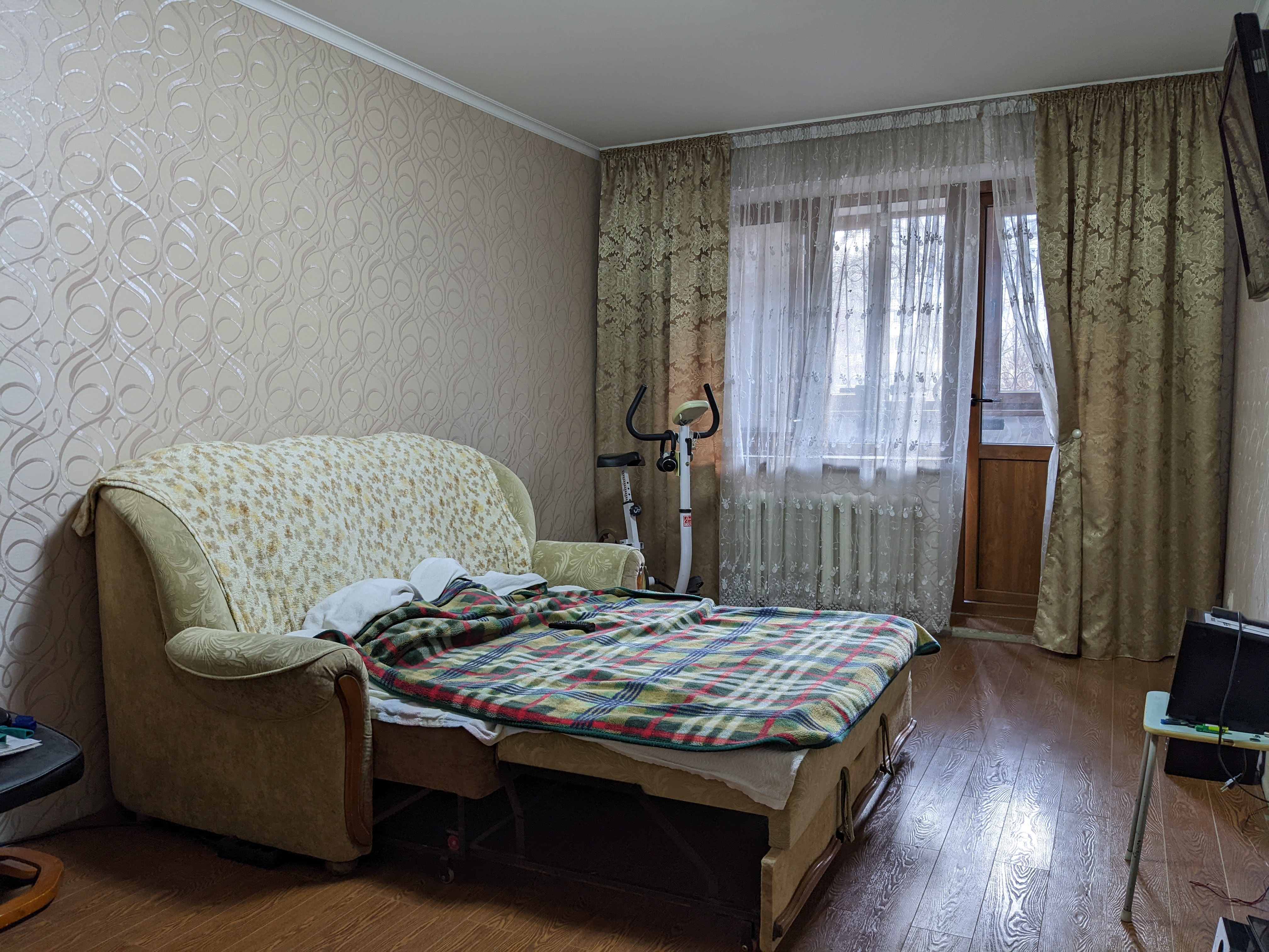 VÂNDUT Apartament de vânzare, Chișinău, sec. Botanica, 2 odăi cu 2 balcoane și subsol, 56 m2, et.1